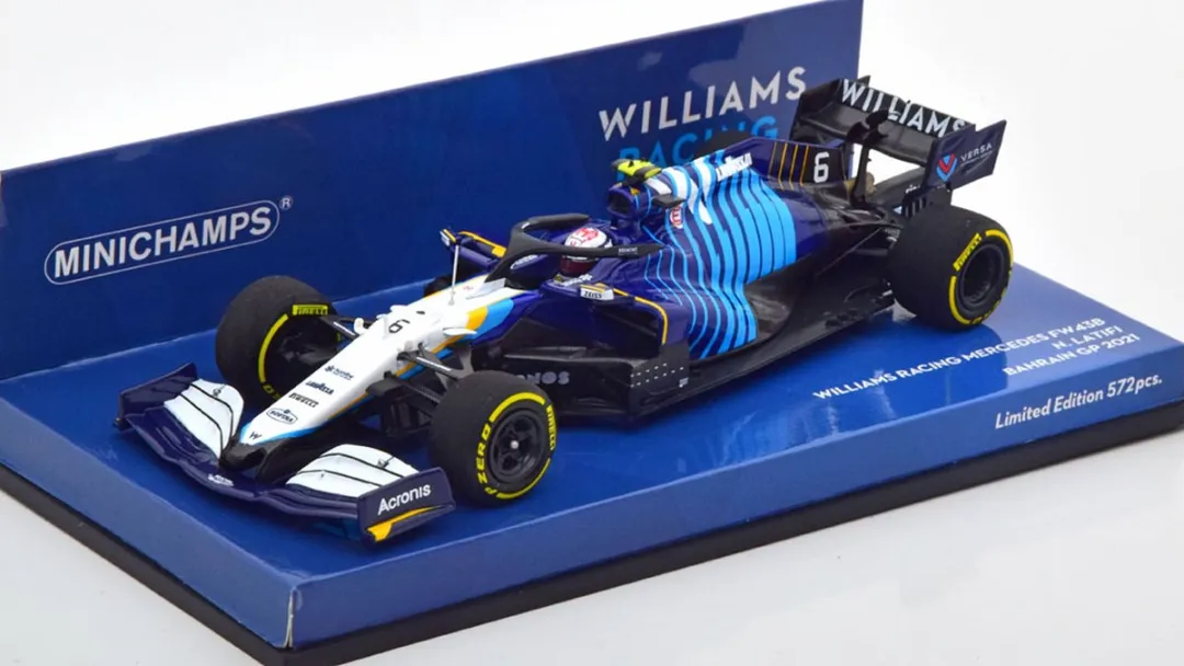 Williams Racing Mercedes FW43B 1:43 Minichamps - Diversen Kleuren