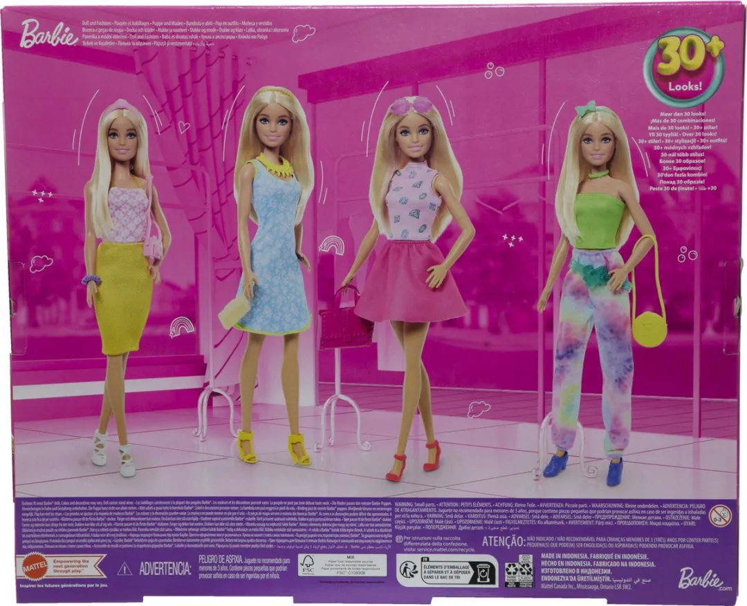Barbie Fab HKB07 Poppenkledingset - Meerkleurig
