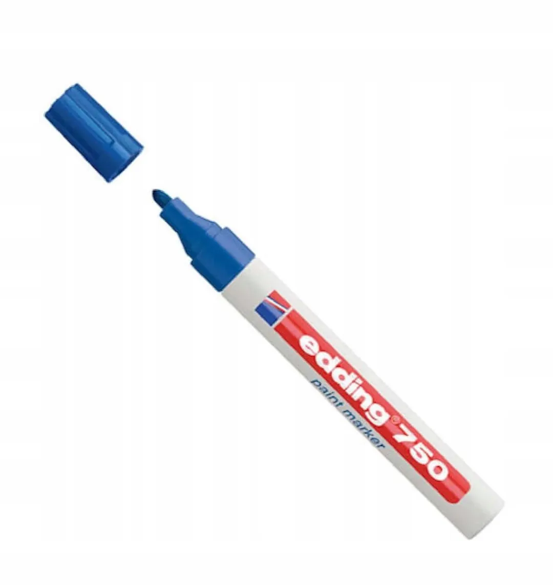 edding Lakmarker Blauw Permanent - 1 Stuk