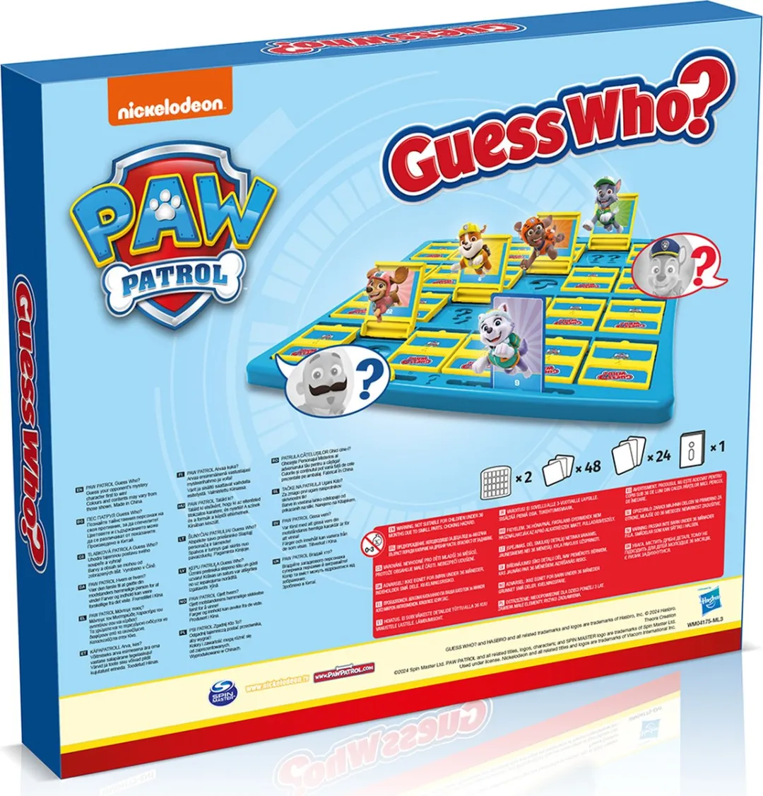 Winning Moves Guess Who? Paw Patrol Meertalig