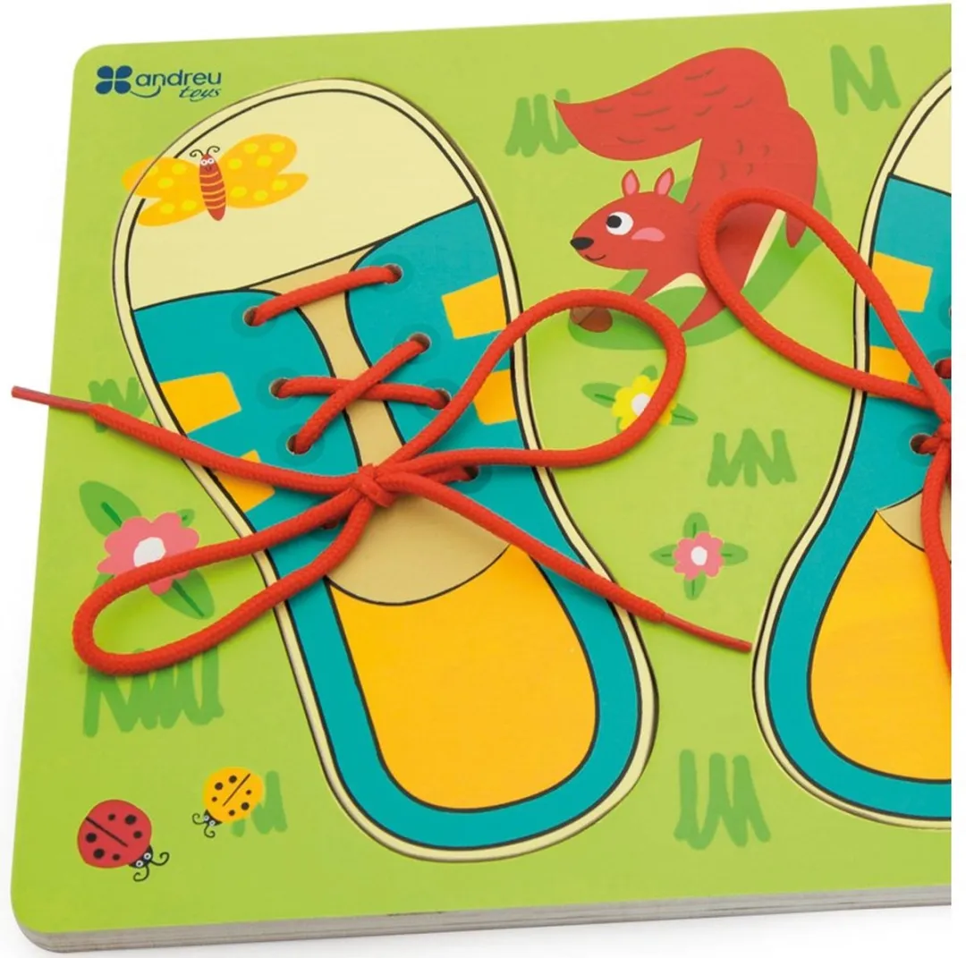 Andreu Toys Schoenveter Strikken - Multikleur
