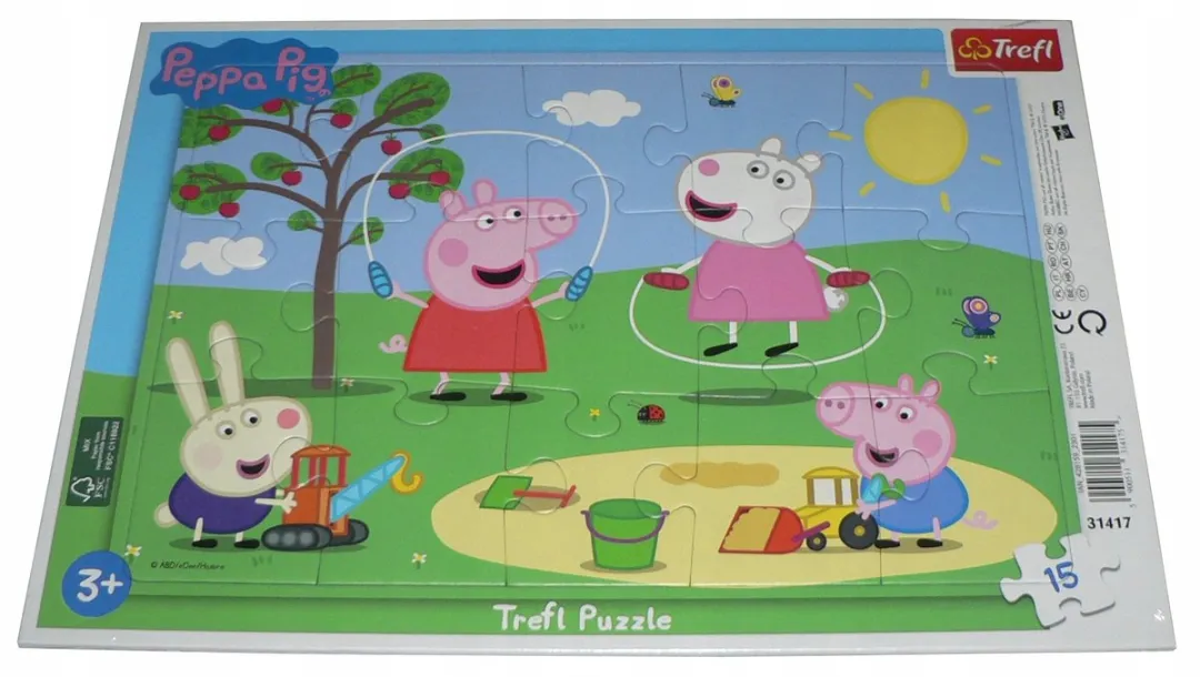 Trefl Peppa Pig Puzzel 15 Stuks