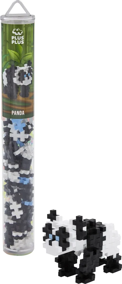 Plus-Plus Tube Panda 100-delig Bouwset