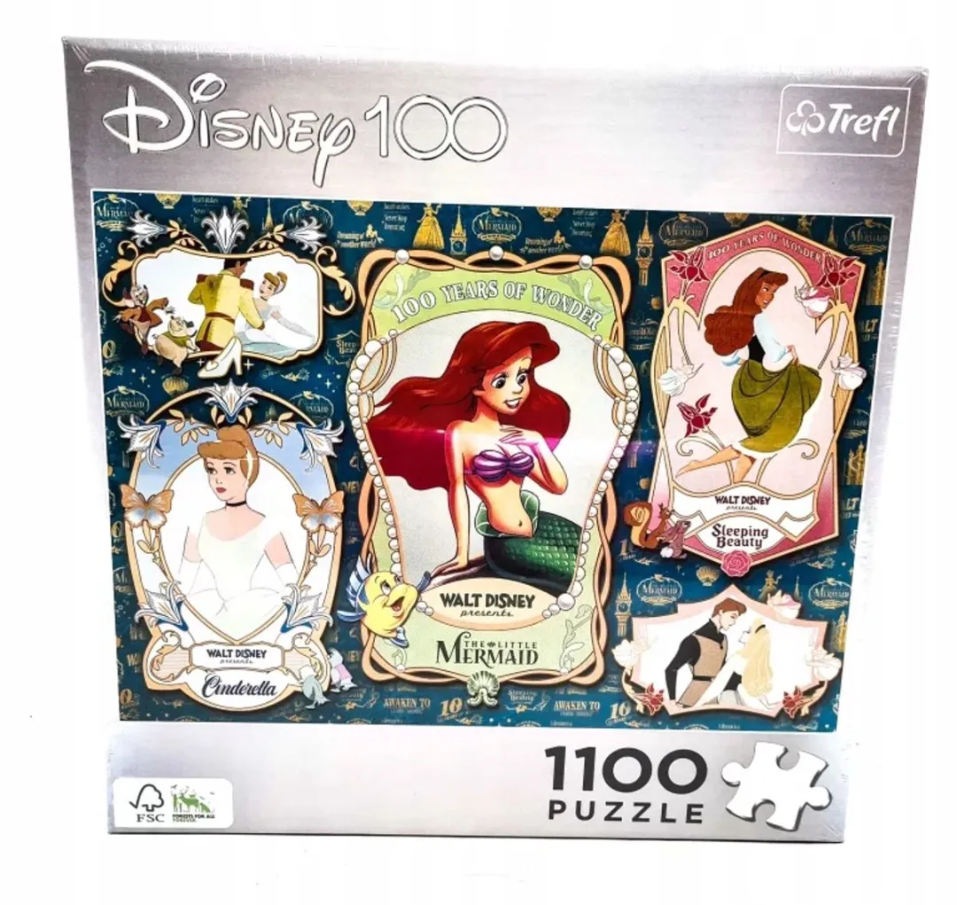 Trefl Disney 100 Years of Wonder Zeemeerminpuzzel 1100 Stuks