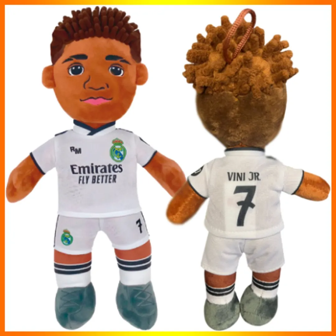 Topknuffels Vinicius Júnior Real Madrid Pluche Pop 28cm