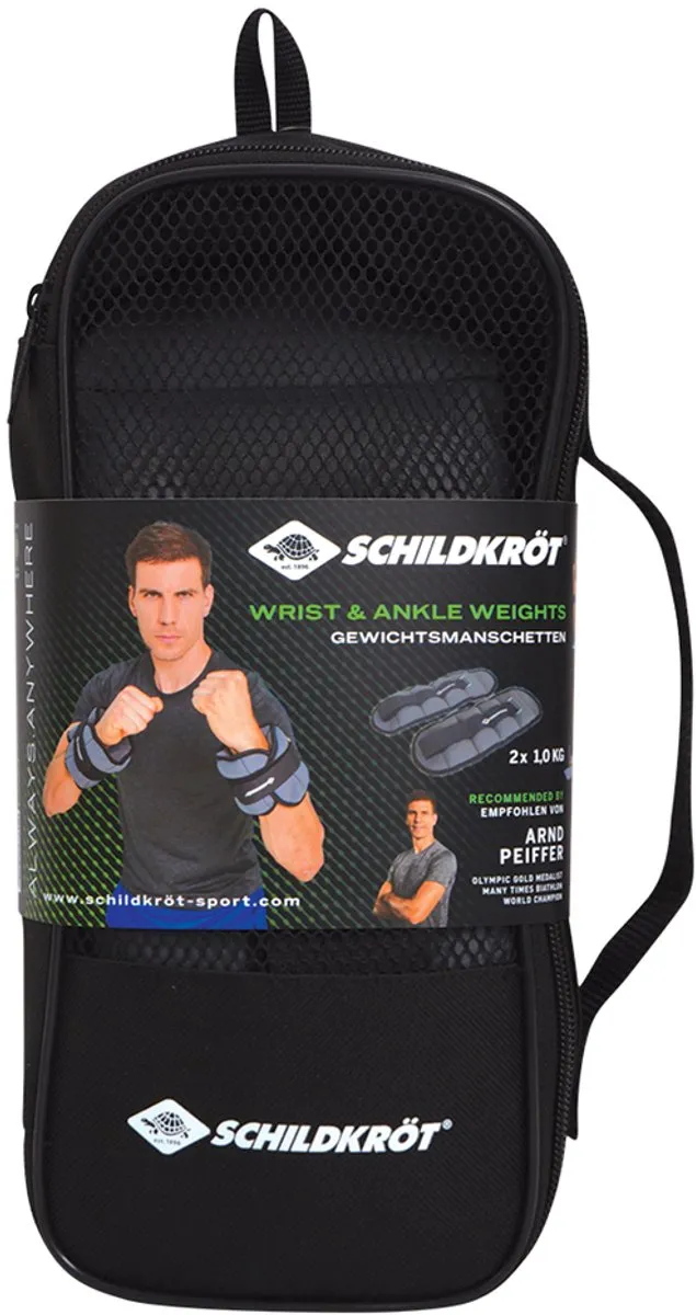 Schildkröt Pols- en Enkelgewichten 2x 0.5kg - Multicolor