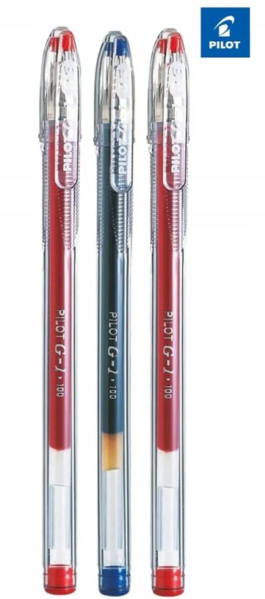 Pilot G1 Gelpen Set - 3 Stuks - Rood/Blauw