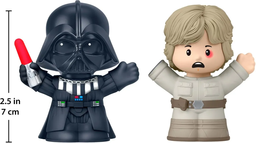 Mattel Star Wars Little People Collector Mini Figure MATTJFW74 - I Am Your Father - 2 Stuks - afbeelding 6 van 6