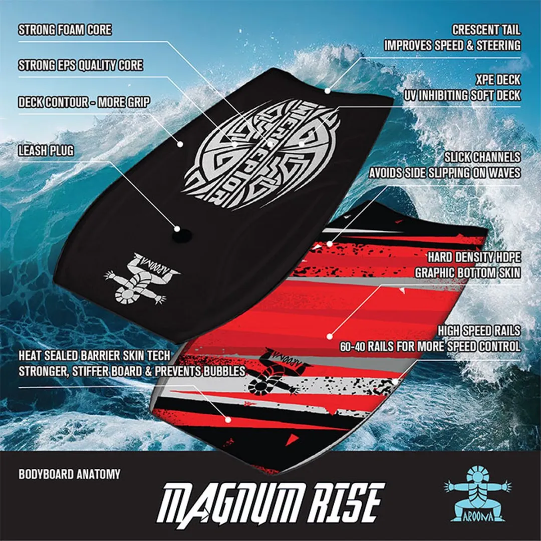HOT Sports + Toys Bodyboard Slickbottom 108cm - Multicolor