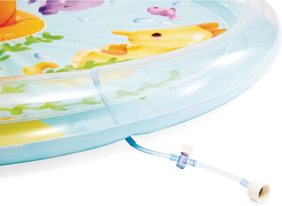 Intex Palmboom Opblaasbaar Zwembad - Oranje/Blauw/ Groen