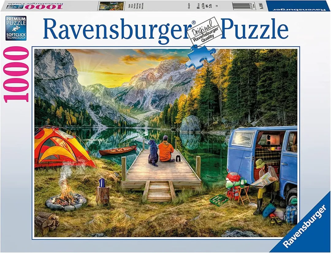 Ravensburger Campingurlaub Puzzel 1000 Stuks - Multicolor