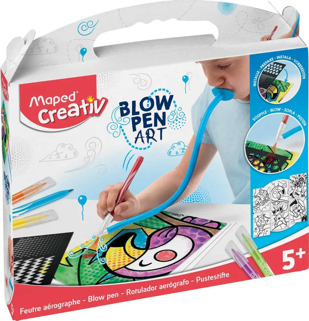 Maped Blow Pen Art Set - Meerkleurig