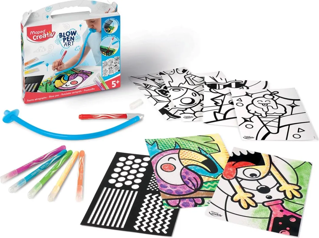Maped Blow Pen Art Set - Meerkleurig