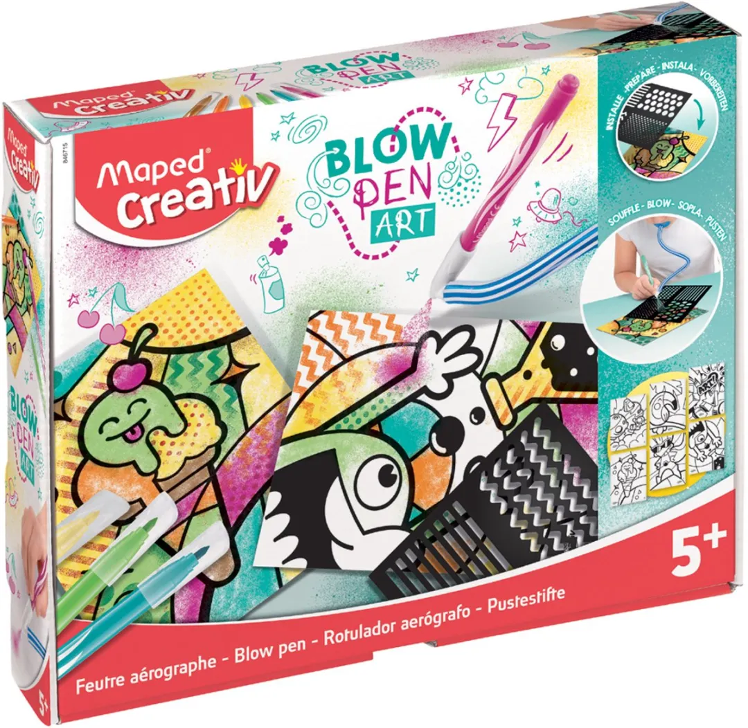 Maped Blow Pen Art Set - Meerkleurig