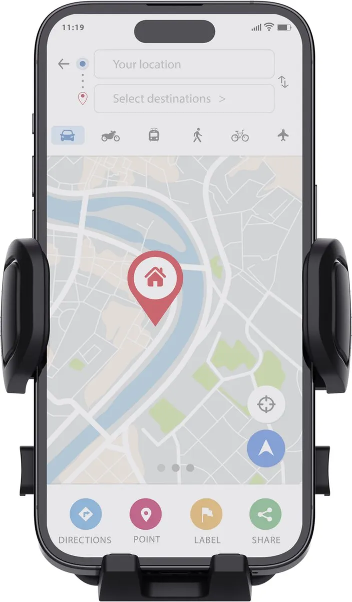 Trust Runo Auto Telefoonhouder - Zwart