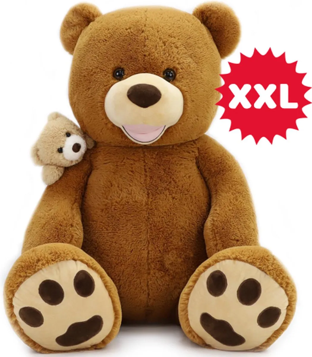 Topknuffels Teddybeer XXL 130cm