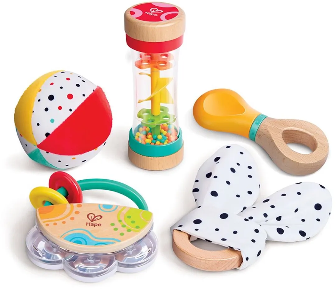 Hape Baby Sensory Set 5-in-1 Multicolor