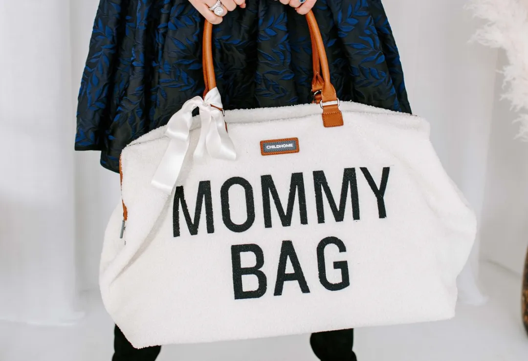 Childhome Mommy Bag Verzorgingstas Teddy Ecru - 55x30x40cm
