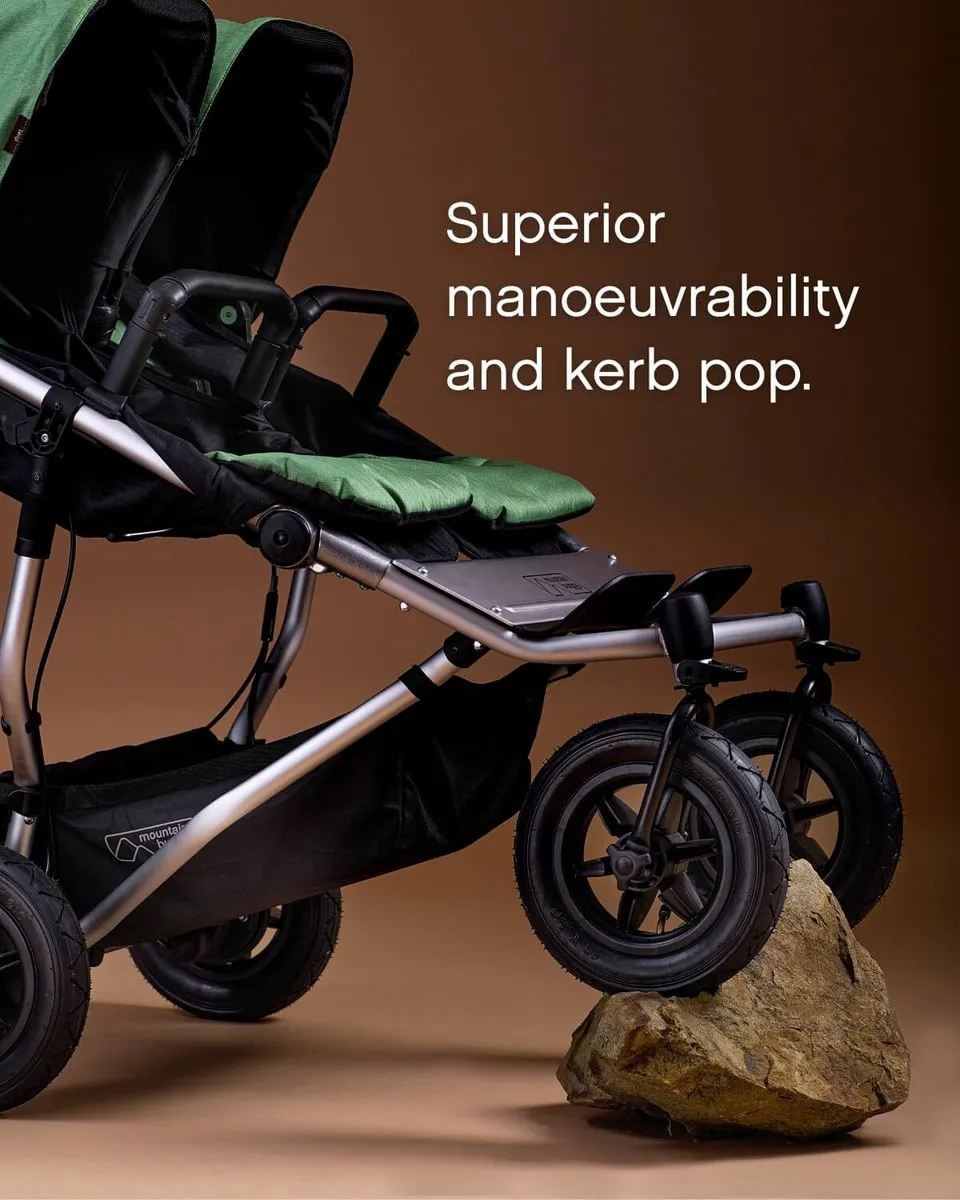 Mountain Buggy Duet Black Duo Kinderwagen - Offroad