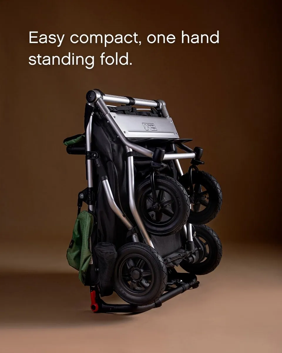 Mountain Buggy Duet Black Duo Kinderwagen - Offroad
