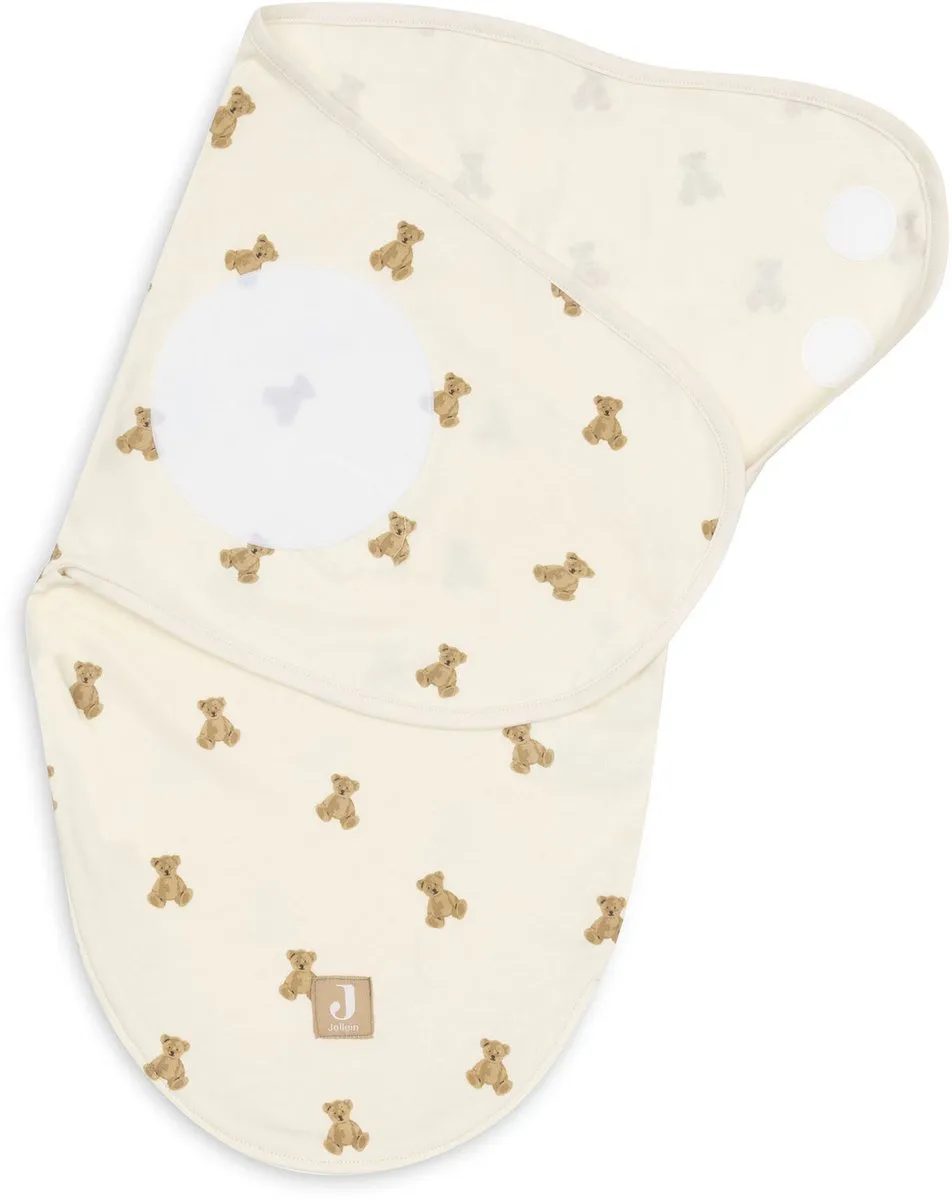 Jollein Wrapper Slaapzak Baby 0-3 Maanden Mini Teddy Bear