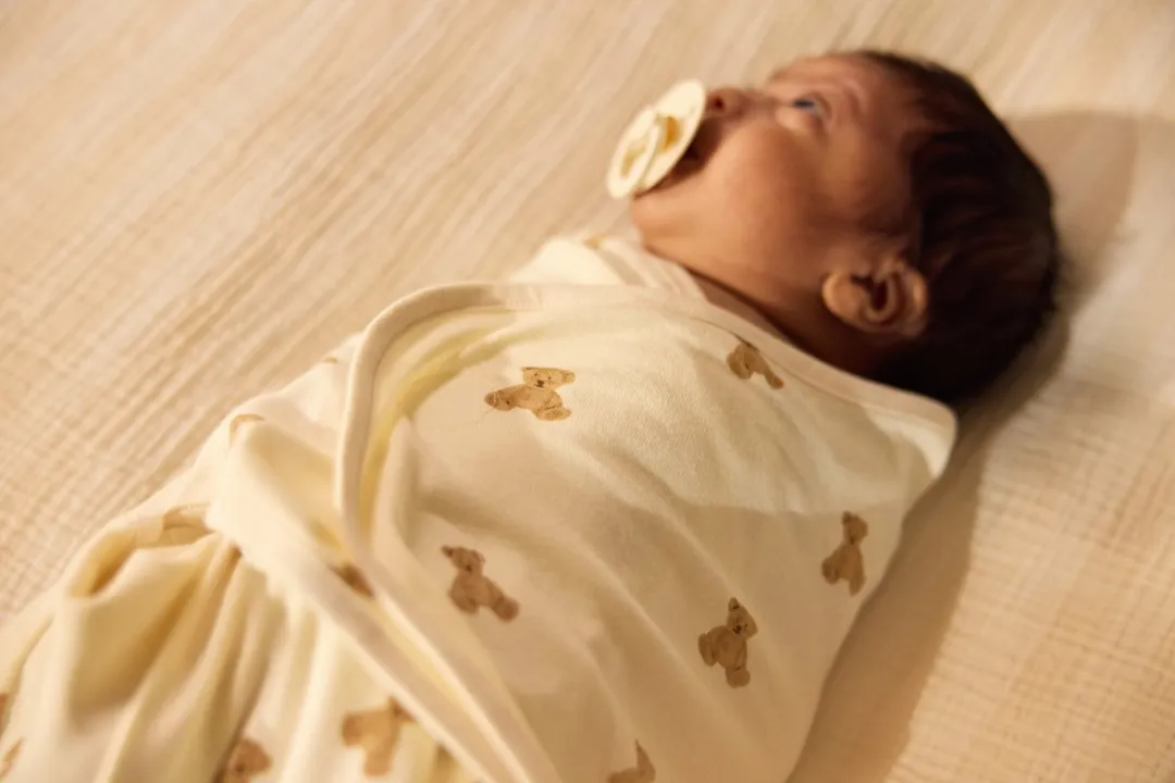 Jollein Wrapper Slaapzak Baby 0-3 Maanden Mini Teddy Bear - afbeelding 6 van 6