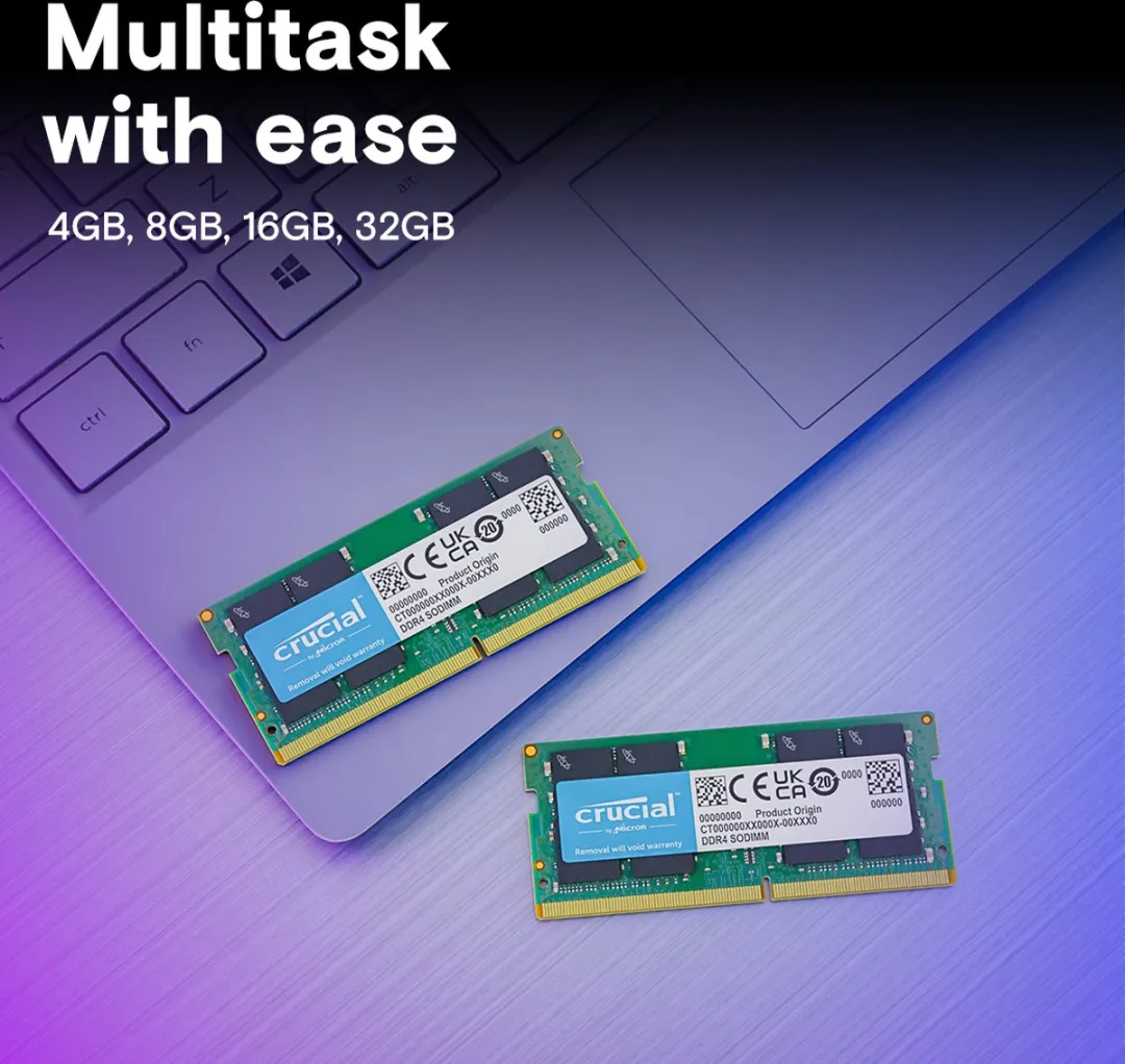 Crucial CT2K16G4DFRA32A DDR4 RAM - 32GB (2x16GB) 3200MHz