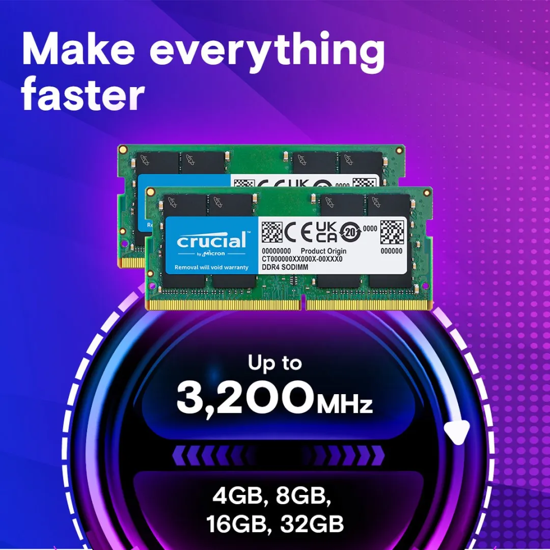 Crucial CT2K16G4DFRA32A DDR4 RAM - 32GB (2x16GB) 3200MHz