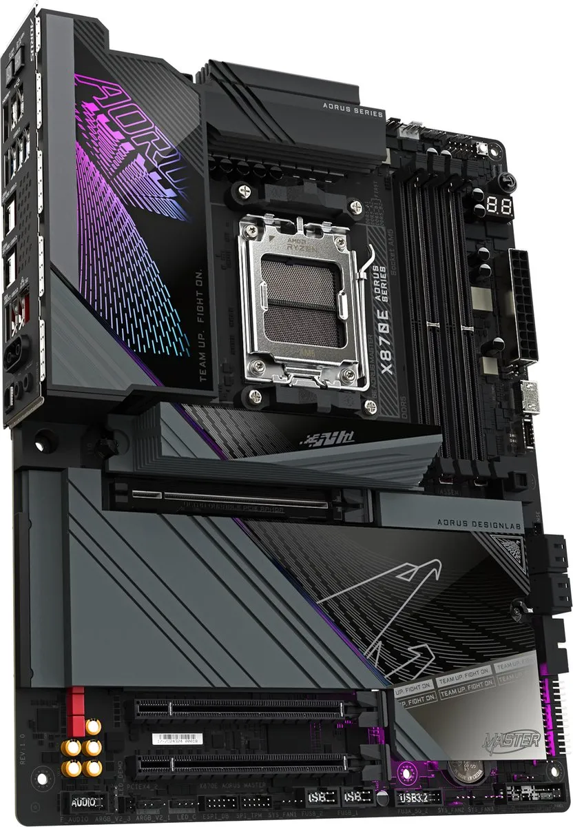 Gigabyte X870E AORUS MASTER Moederbord - AM5 - X870 - ATX