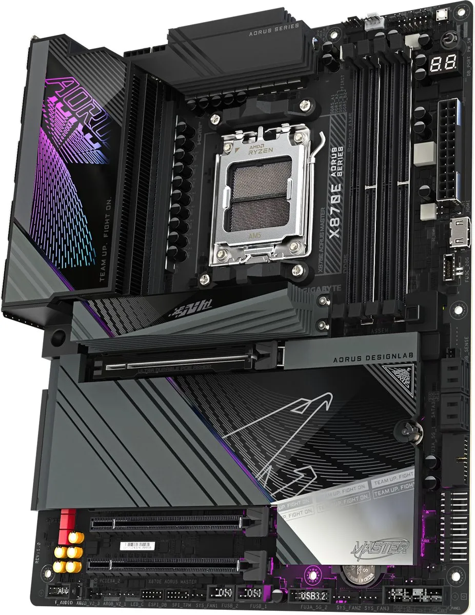 Gigabyte X870E AORUS MASTER Moederbord - AM5 - X870 - ATX