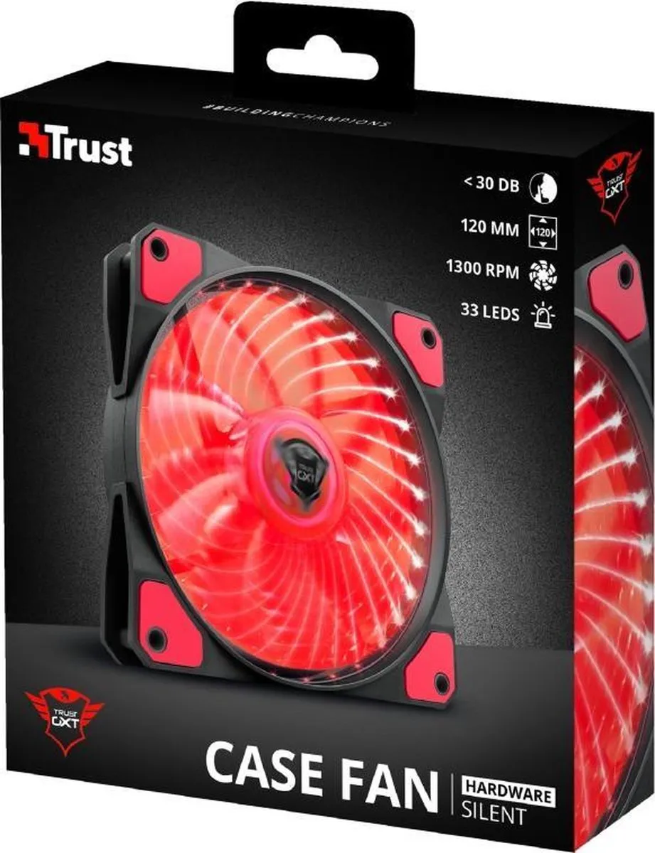 Trust GXT 762R Ventilator 120mm - Zwart - afbeelding 6 van 6