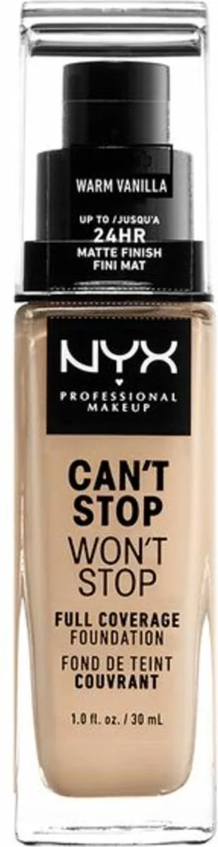 NYX Professional Makeup Can't Stop Won't Stop Foundation Warm Vanilla - 30ml