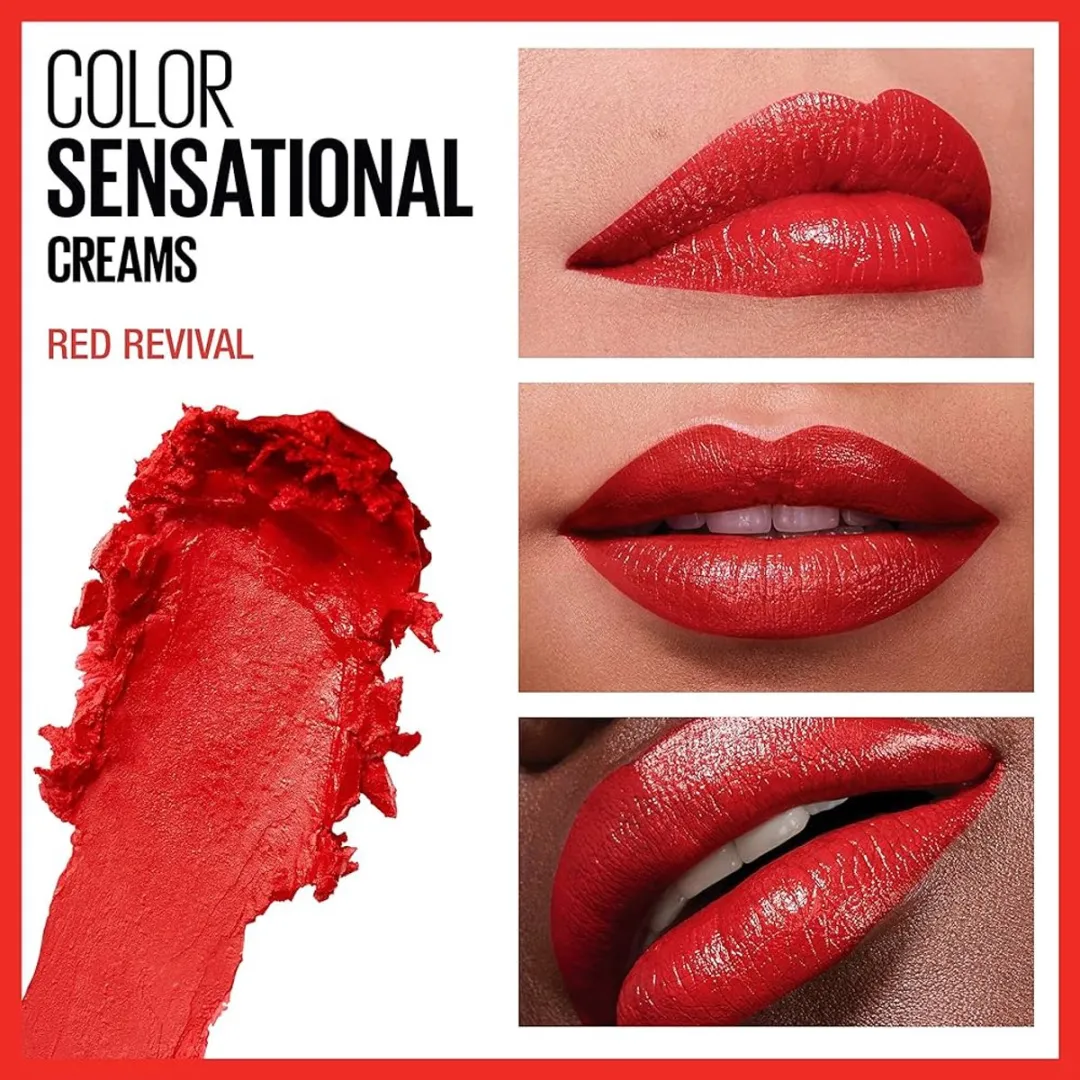 Maybelline Color Sensational Lippenstift 645 Red Revival - 4.2 g