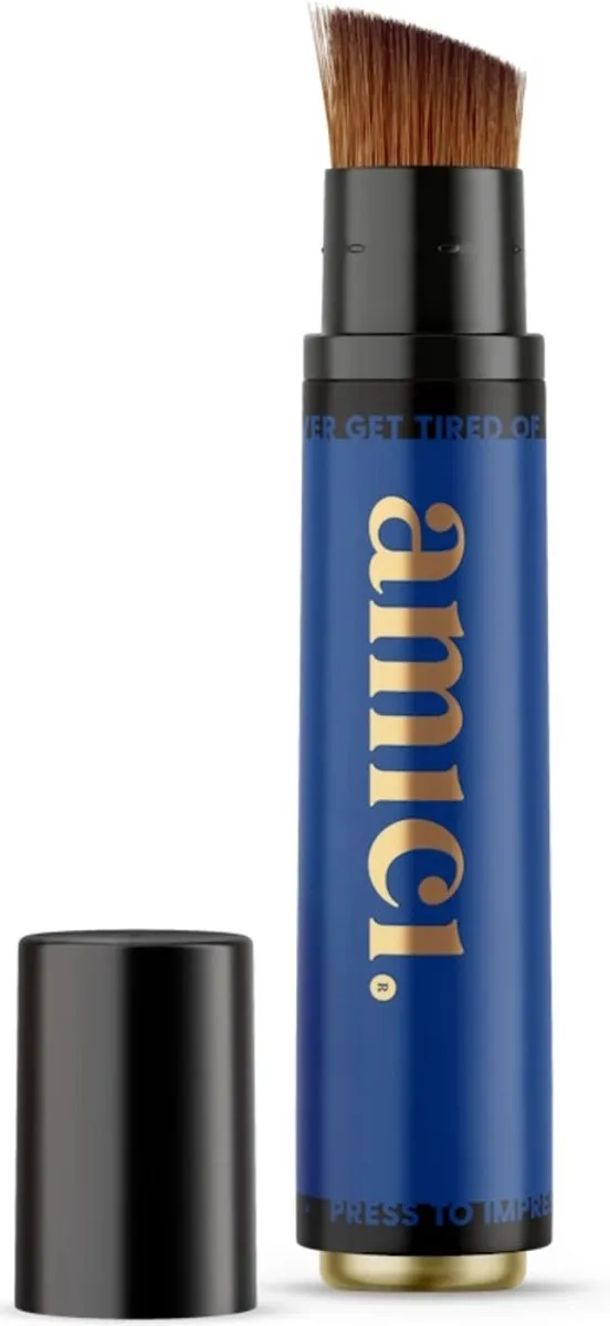 AMICI Cosmetics Hervulbare Zonnebrandkwast Beloved Blue 30ml