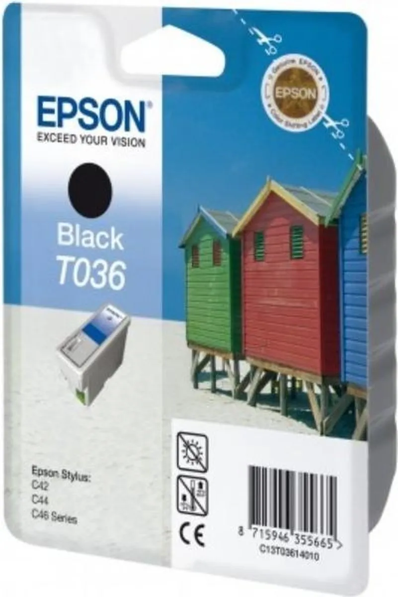 Epson T036 Inktcartridge Zwart