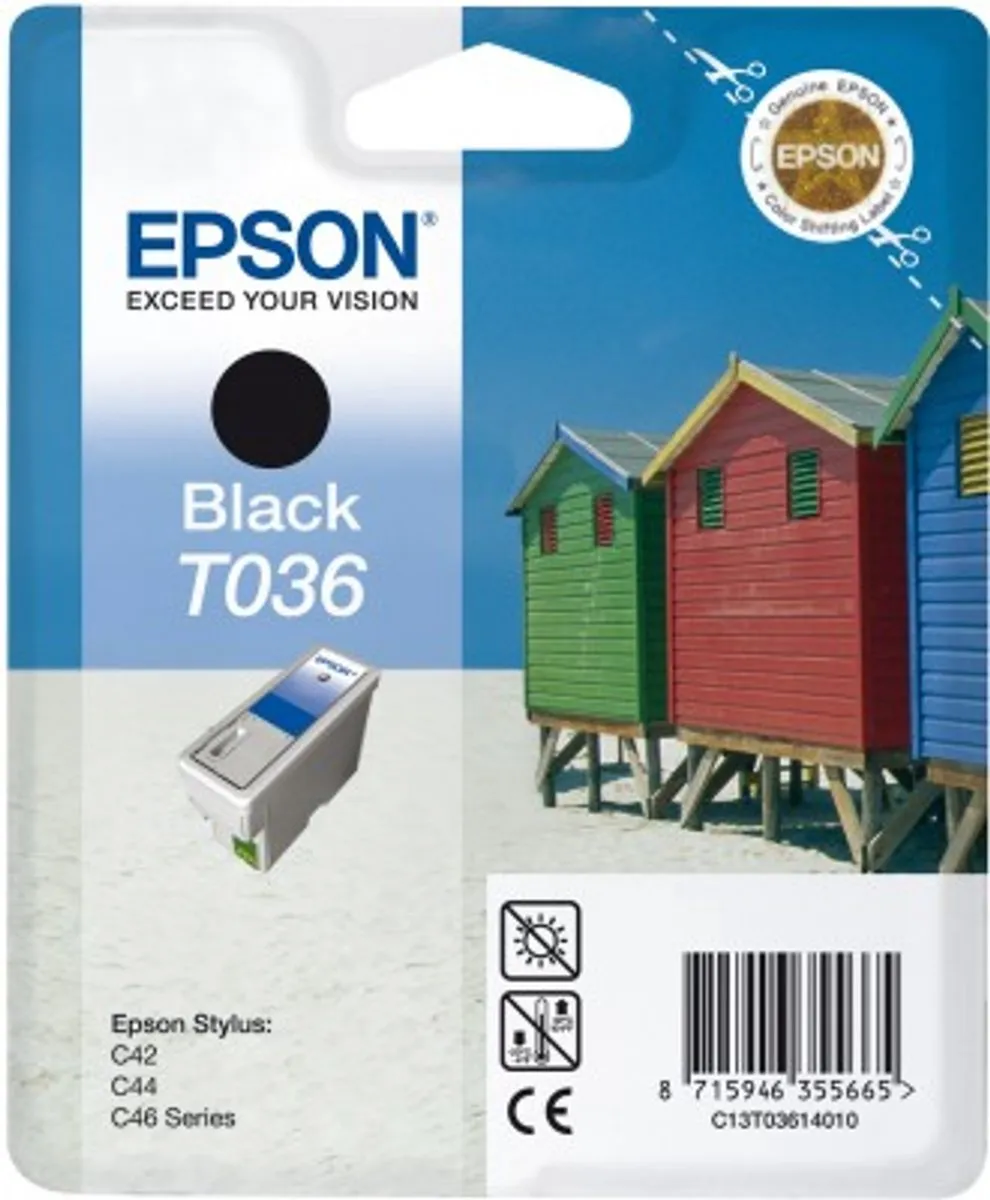 Epson T036 Inktcartridge Zwart - 330 pagina's