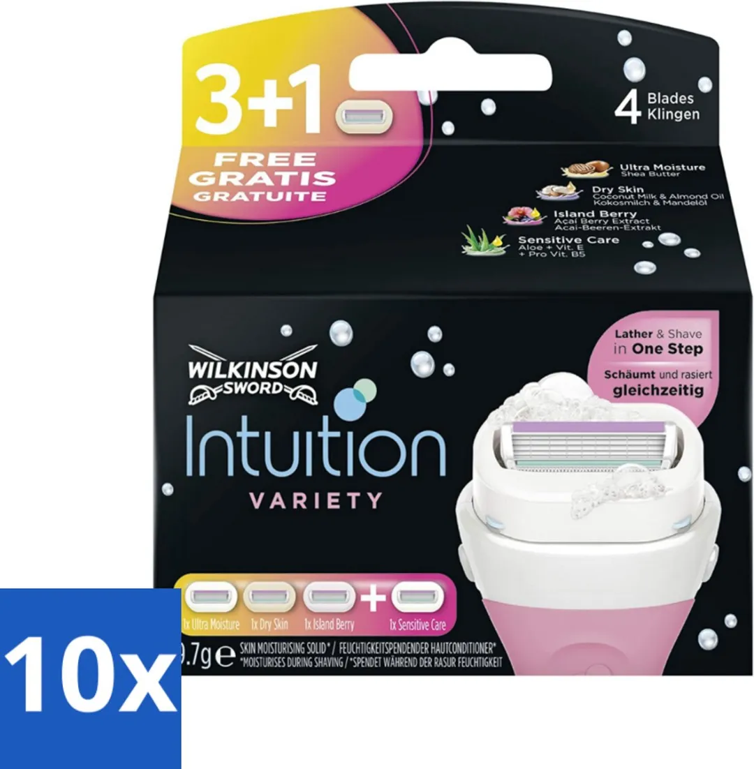 Wilkinson Sword Intuition 2-in-1 Navulmesjes 4 Stuks