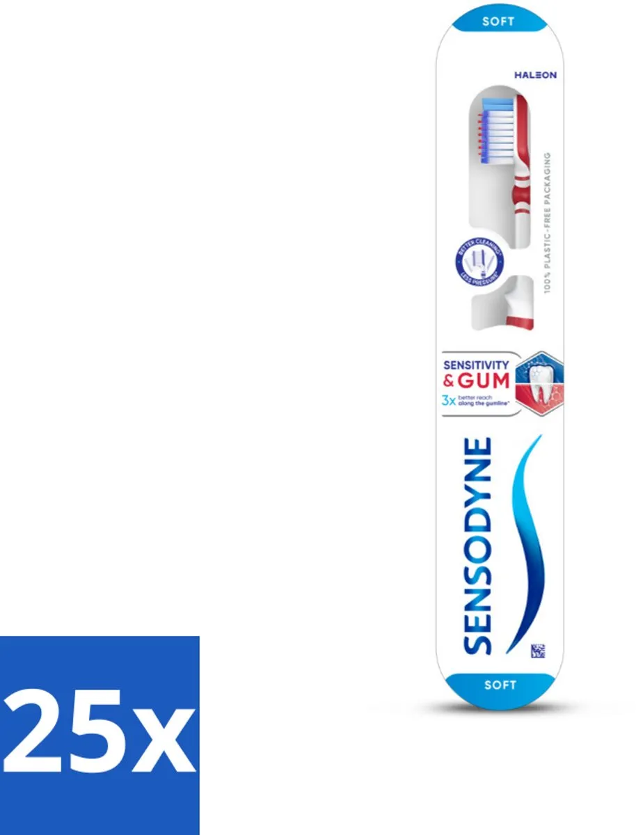 Sensodyne Tandvlees Versterkend Tandenborstel - 25 Stuks - Paars