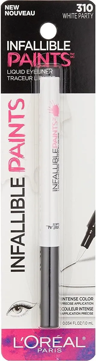 L'Oréal Paris Infallible Paints Liquid Eyeliner 310 White Party - 1ml