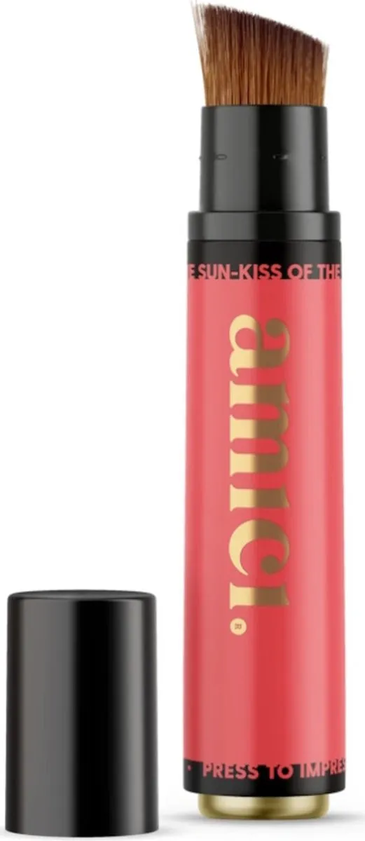 AMICI Cosmetics Hervulbare Zonnebrandkwast Radiant Red 30ml