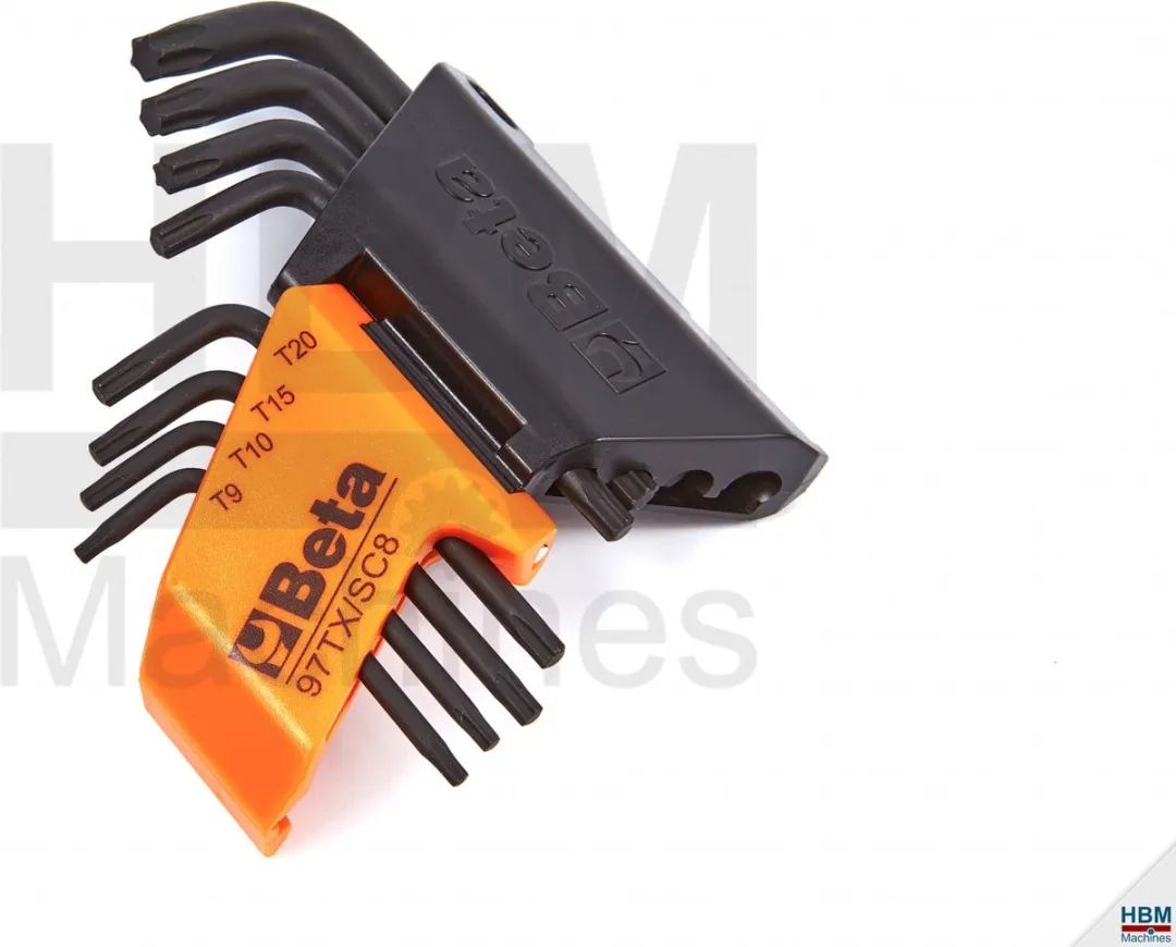 Beta 8-delige Haakse Torx Sleutels 97TX/SC8 - 000970064