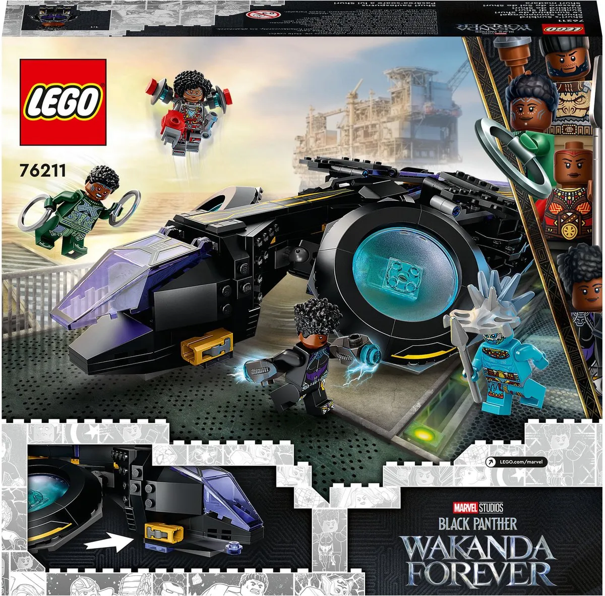 LEGO Marvel Black Panther Shuri's Sunbird 76211