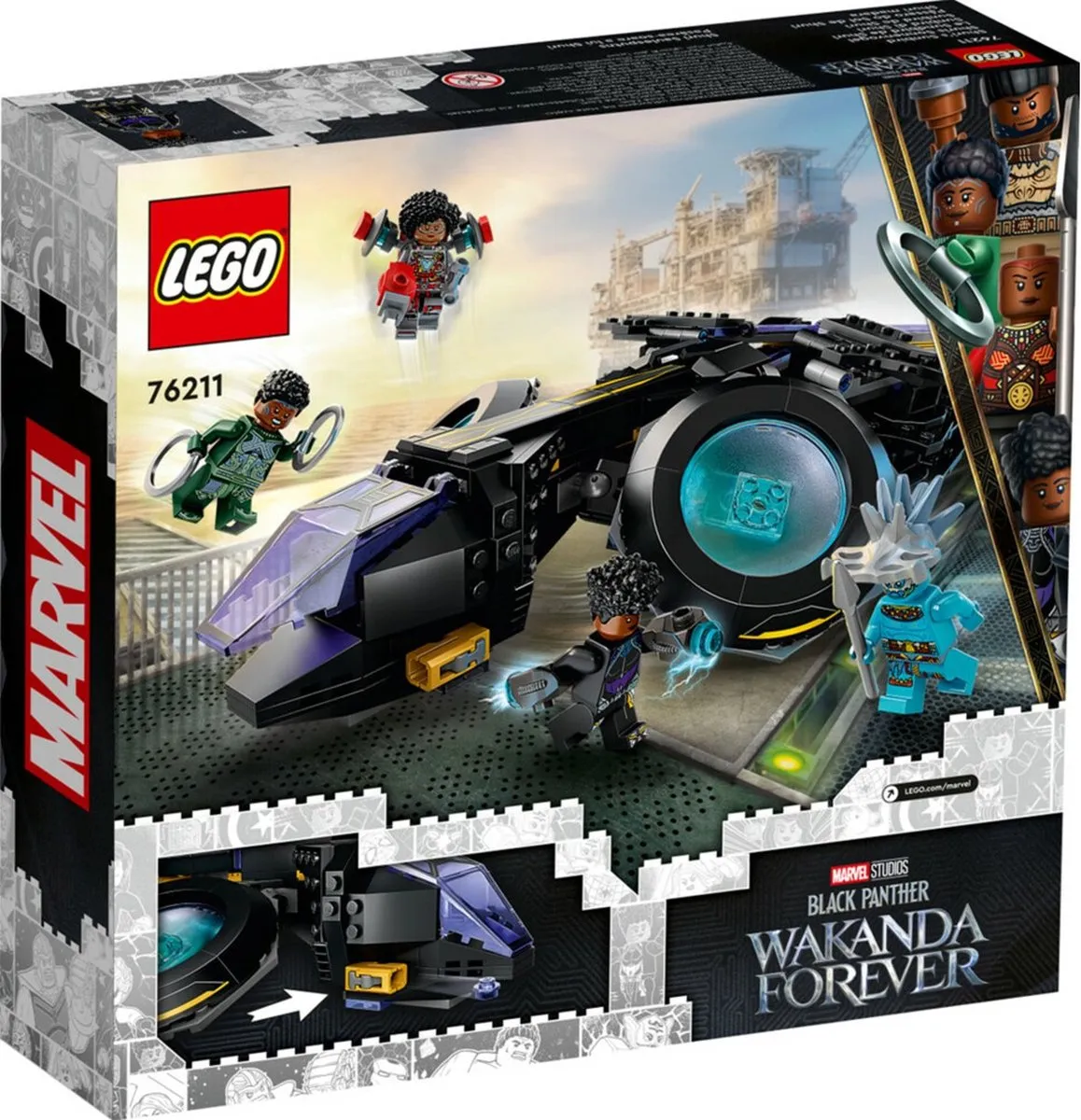 LEGO Marvel Black Panther Shuri's Sunbird 76211