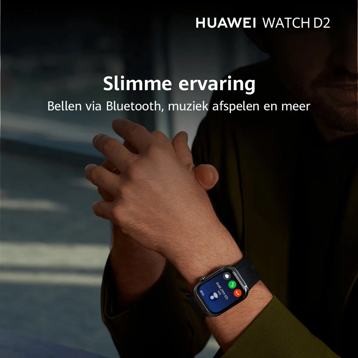 Huawei Watch D2 Smartwatch - ECG Bloeddrukmeter 48mm - Wit