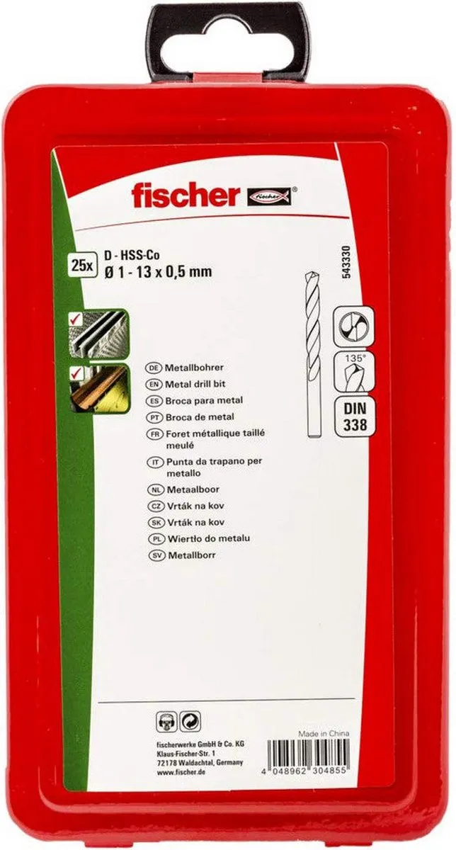 Fischer Boor - 1 Stuk