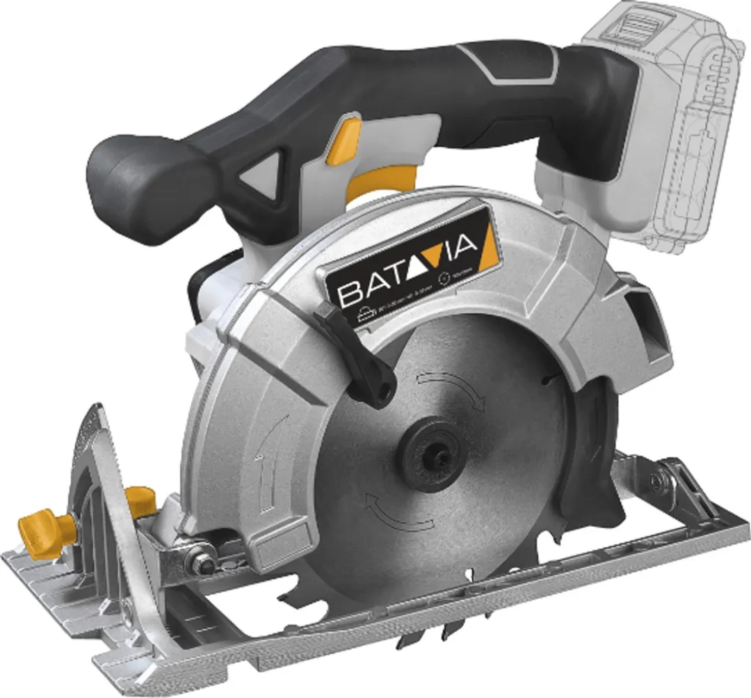 Batavia Accu 18V Cirkelzaag 165mm - Max. 50mm Zaagdiepte
