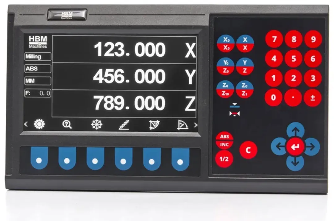 HBM 7-Inch Digitale Uitleesdisplay DRO