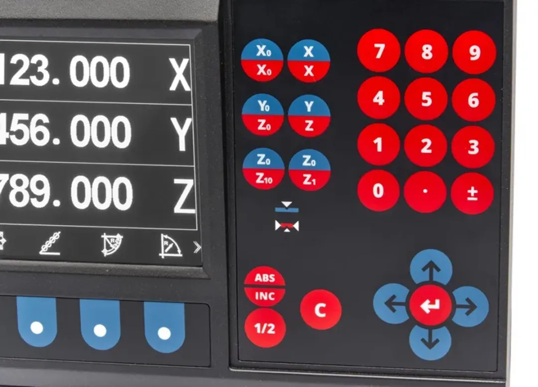 HBM 7-Inch Digitale Uitleesdisplay DRO