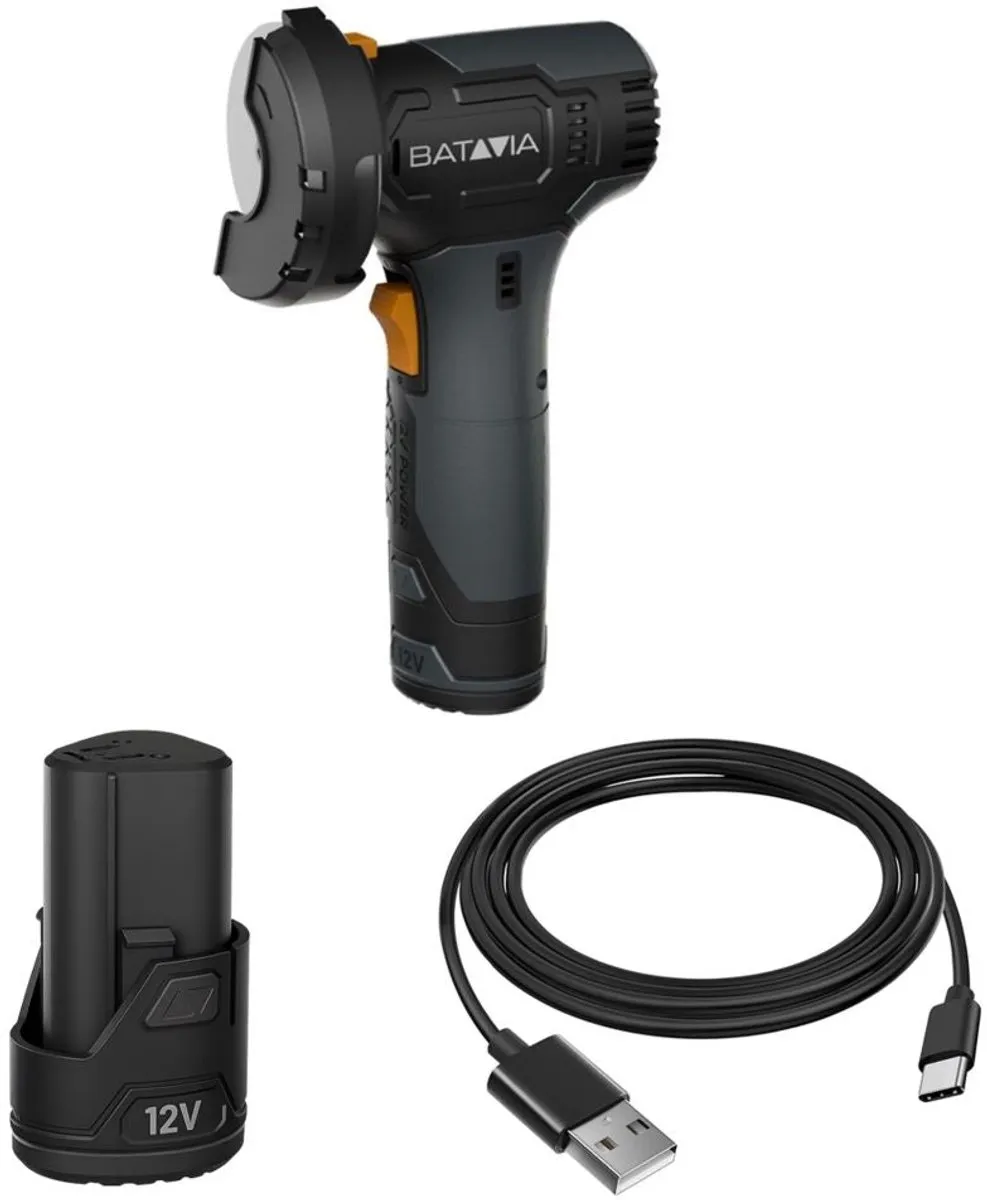 Batavia 12V Accu Haakse Slijper 76mm EC1_7065258 - 2.0Ah