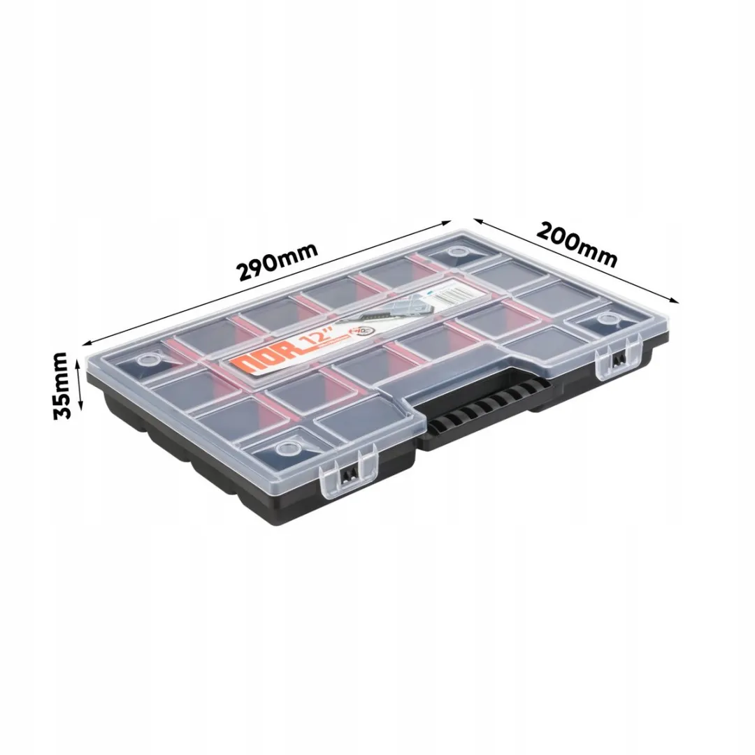 Prosperplast NOR12 Universele Gereedschapsorganizer - Rood